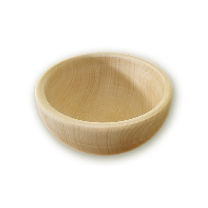 Lindenholzschüssel aus einem Stück 16 cm